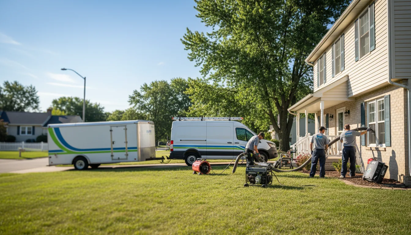 Flooded Basement Restoration And Cleanup With Repair in Elk River, MN near me